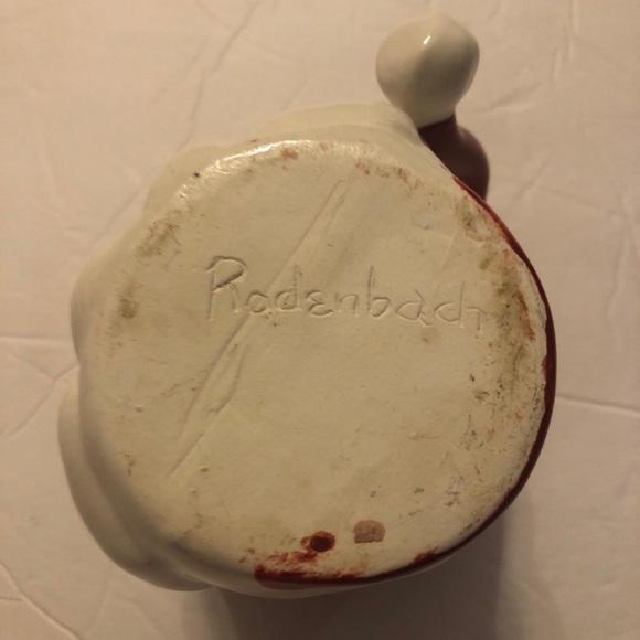 Vintage Ceramic Winking Santa Hot Chocolate/Coffee Mug Christmas Decor MCM 1960s - Picture 4 of 6